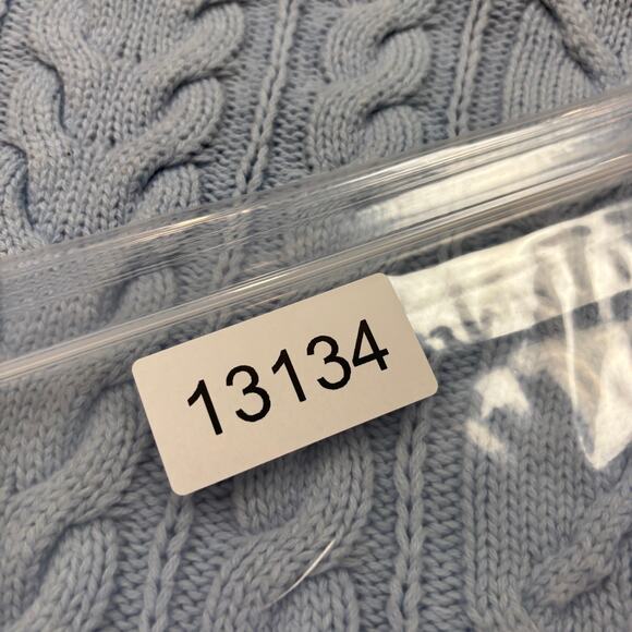 Re/Done Cable Knit Crop Cashmere Sweater Women's Small Minimalist - Picture 11 of 11